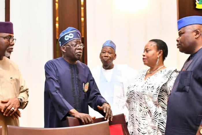 Tinubu and Aiyedatiwa in Ondo [The Cable]