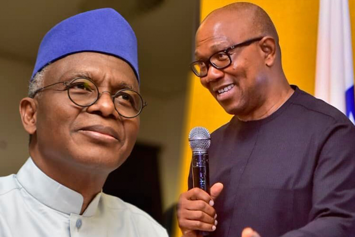 El Rufai and Peter Obi.