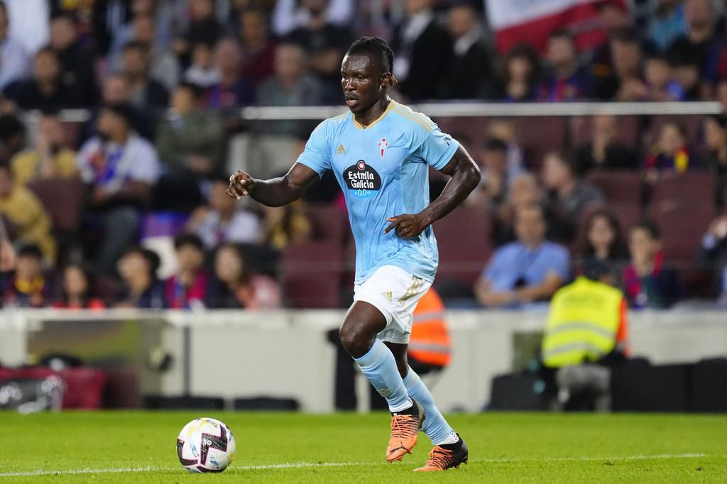 Joseph Aidoo playing for Celta Vigo in La Liga