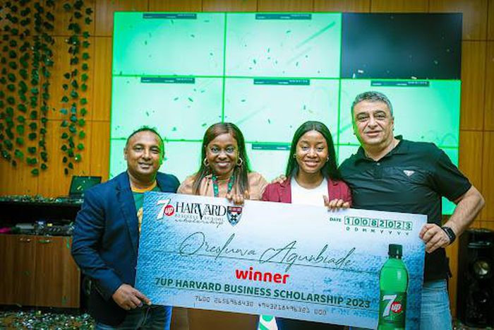 SBC unveils Oreoluwa Agunbiade as 7up Harvard Business School Scholarship winner.