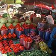 A food market in Nigeria