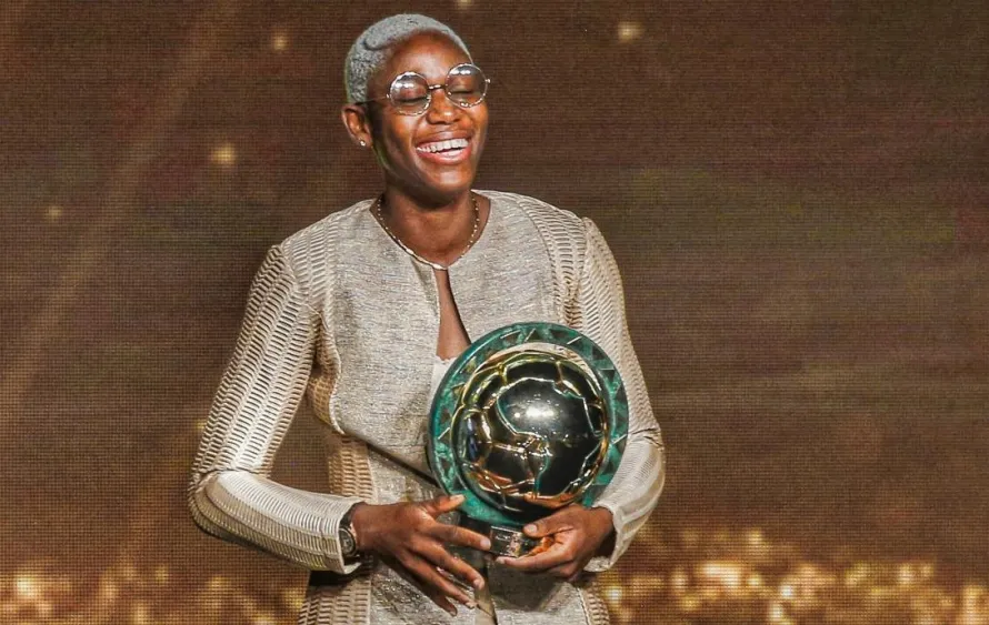 Asisat Oshoala won the CAF player of the year in 2022