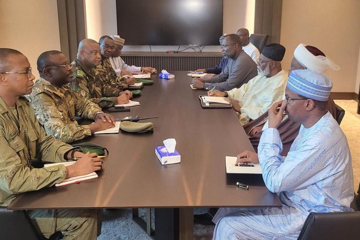 Retired General Abdulsalami Abubakar, Nigeria's former Head of State, leads the ECOWAS delegates to Niger to dialogue with the country's coup plotters. [Premium Times]