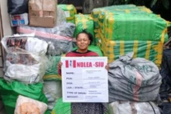 The drug Baroness intercepted by the NDLEA operatives (Credit: NAN)