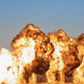 An explosion [Photographed by Luke Jernejcic for Unsplash]