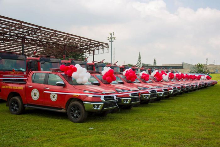 Lagos State Government commissions Bespoke Firefighting and Safety Trucks, assembled by Sandeco Group