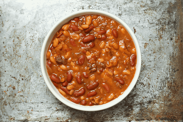 Cooked beans (Barefeet in the Kitchen )