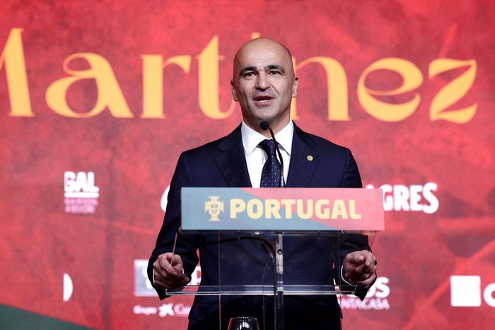Roberto Martinez was presented as the new coach of Portugal