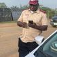 The motorist accused MJ Oni (pictured) of slapping him and breaking his phone [Twitter/@Postsubman]