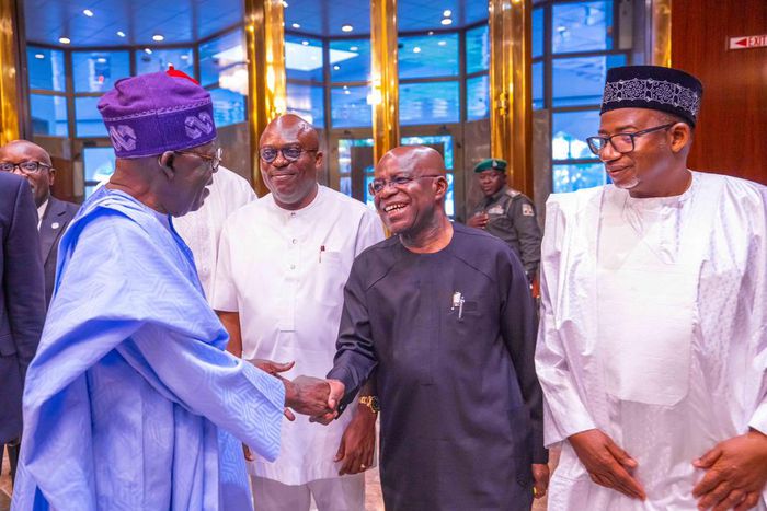 President Bola Tinubu meets with Nigerian governors in Aso Villa on Wednesday, June 7, 2023. [Presidency]