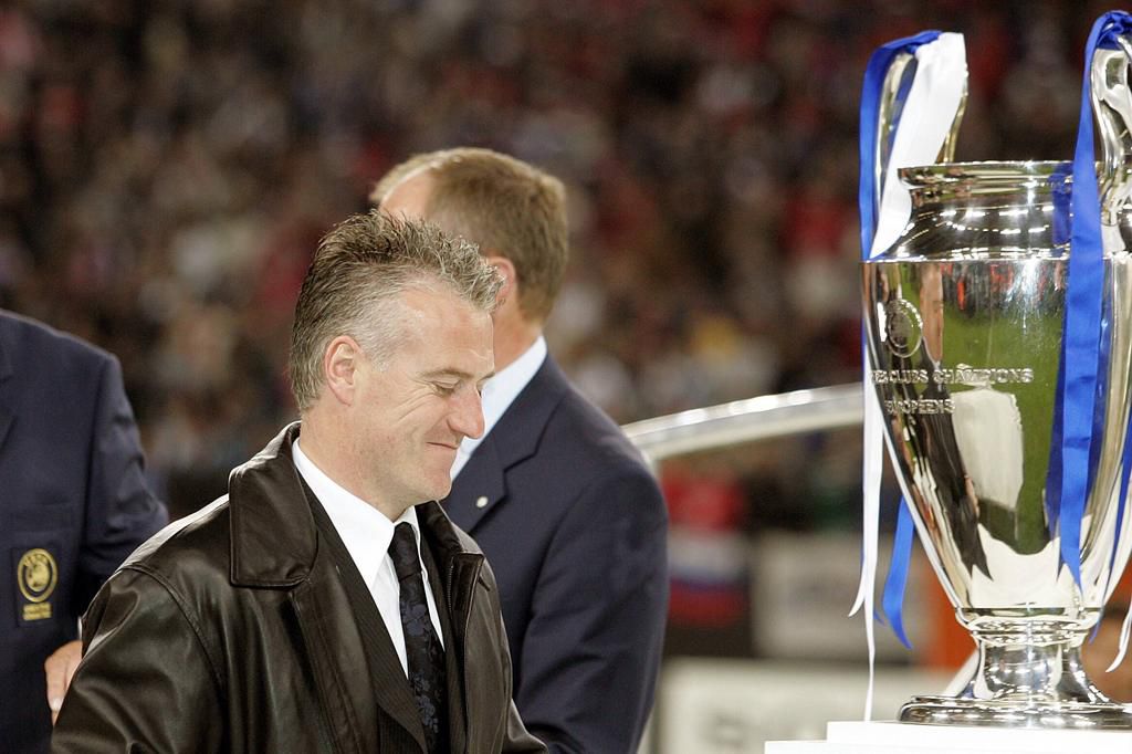 Didier Deschamps was on the losing side of the 2004 UEFA Champions League final with Monaco