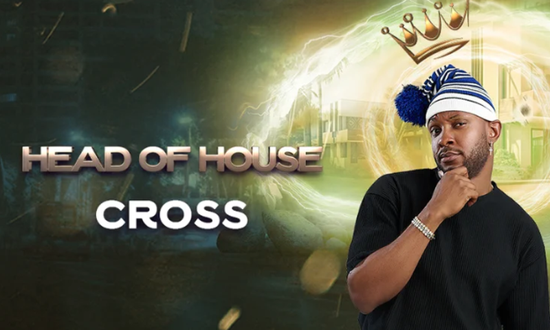 Cross emerges as the final Head of House on BBNaija All Stars. [Twitter/ Big Brother Naija]
