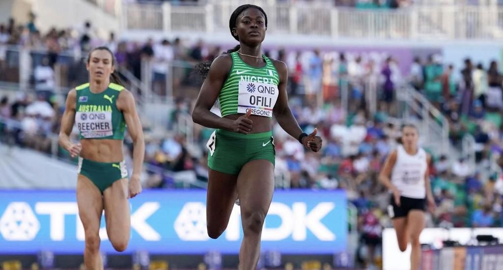 Favour Ofili had an impressive outing at the World Championships in Oregon