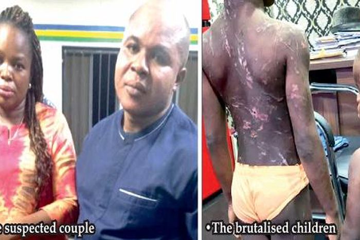 Police arrest couple for brutalizing children after neighbor’s report