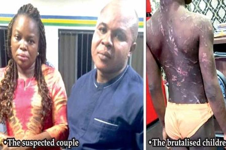 Police arrest couple for brutalizing children after neighbor’s report