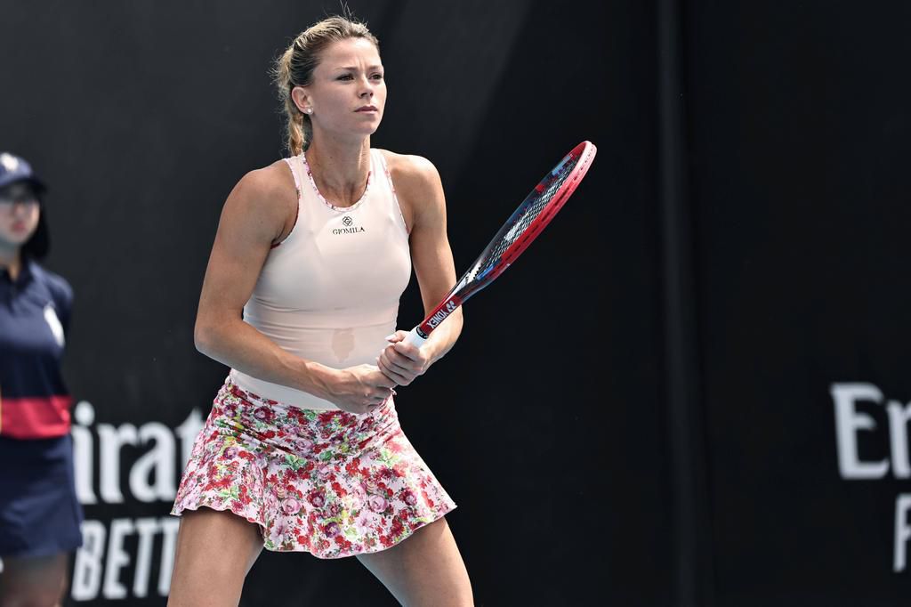 Camila Giorgi in action
