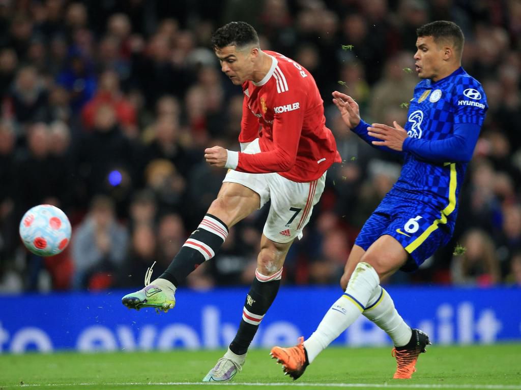 Ronaldo in action against Chelsea in the Premier league