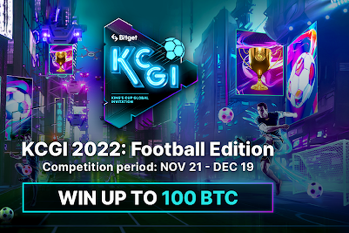 Bitget to launch KCGI 2022: Football Edition, with 100 BTC Prize Pool