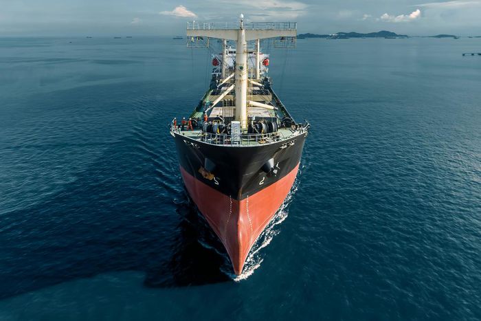 A cargo ship.Getty Images