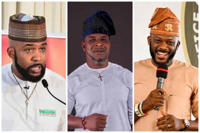 Bankole Wellington, popularly known as Banky W, Thaddeus Atta and Ibrahim Babajide Obanikoro will face each other again in a rerun. [LadunLiadi]