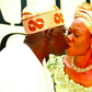 Tinubu and Wife having a special moment