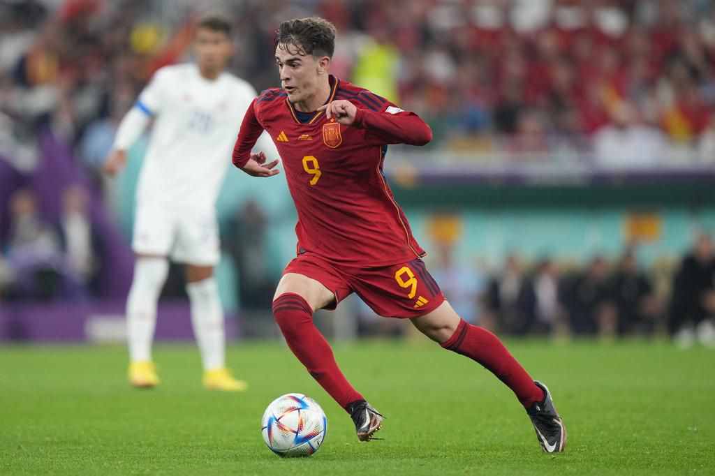 Pablo Martin Gavi of Spain during the Qatar 2022 World Cup match, group E on November 23, 2022.