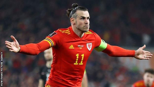 Gareth Bale in action for Wales