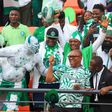 Peter Obi cheers Super Eagles to victory against Angola from the stands [Twitter:POOJAMEDIA]
