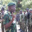 The Chief of Army Staff, Lt.-Gen. Taoreed Lagbaja addressing troops at Forward Operation Base (FOB) Erena in Shiroro Local Government Area of Niger state on Wednesday (16/8/23). [NAN]