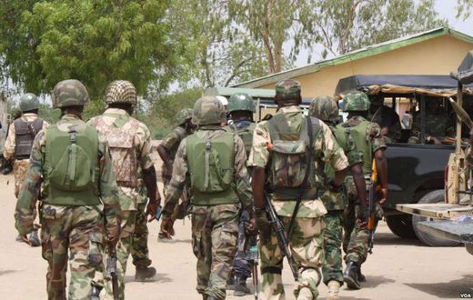 Men of the Nigerian Army. [Nigeria Info]