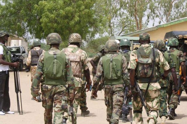 Men of the Nigerian Army. [Nigeria Info]