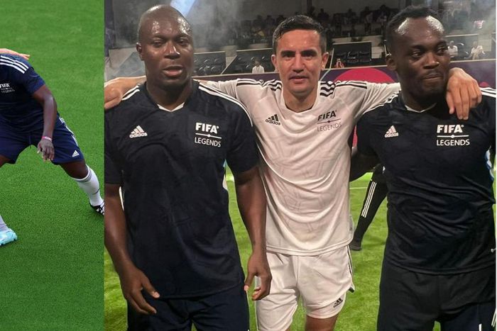 Watch Yakubu Aiyegbeni erase the memory of miss in 2010 with a goal for African Lions in the FIFA Legends game