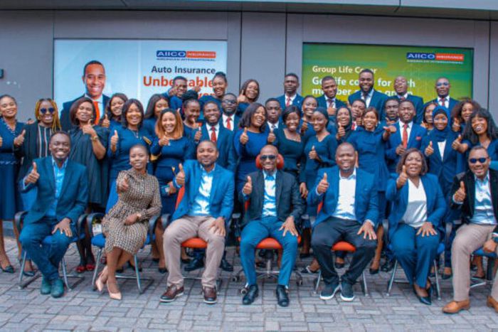 AIICO Insurance Management team and its 2023 Graduate Trainees. [NAN]