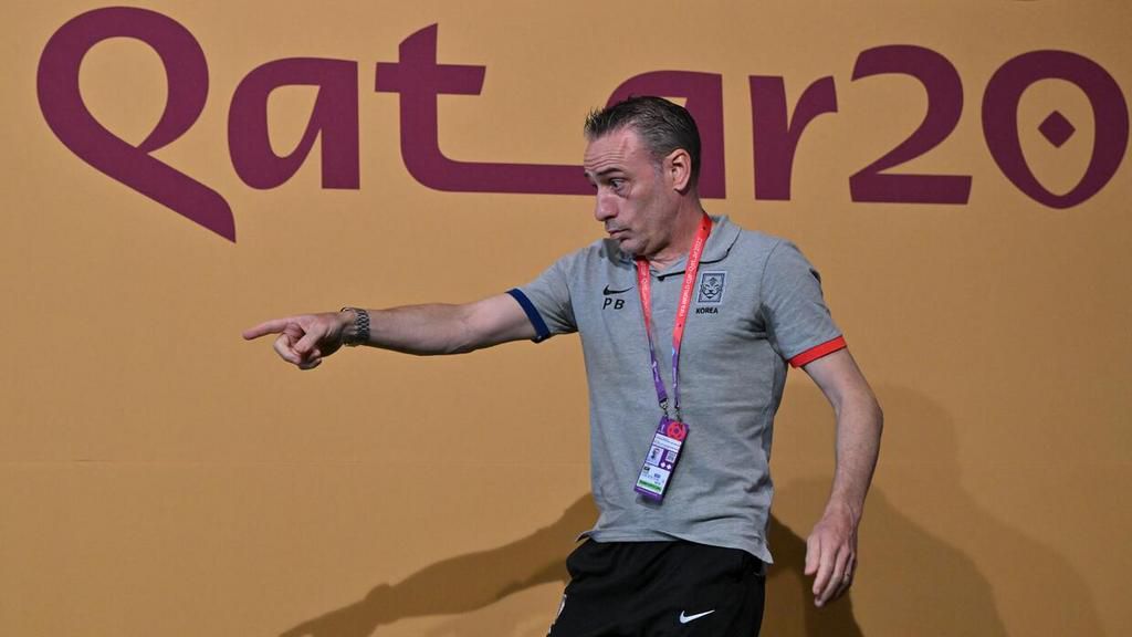 South Korea’s coach Paul Bento