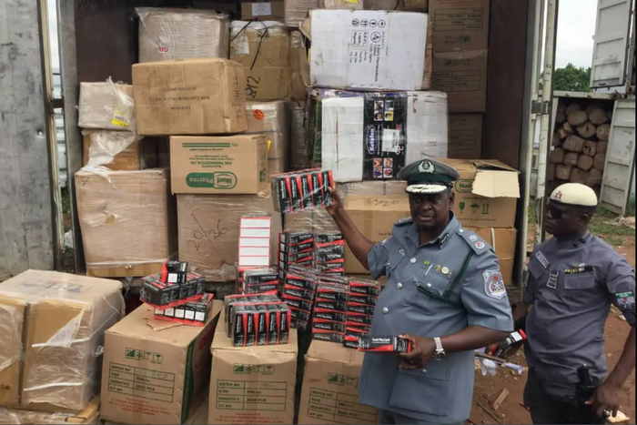 Customs intercepts 299 cartons of codeine, warns of dangers. [Vanguard]