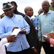 Minister of Works, David Umahi during a project inspection tour. [Twitter:@FMWHNIG]