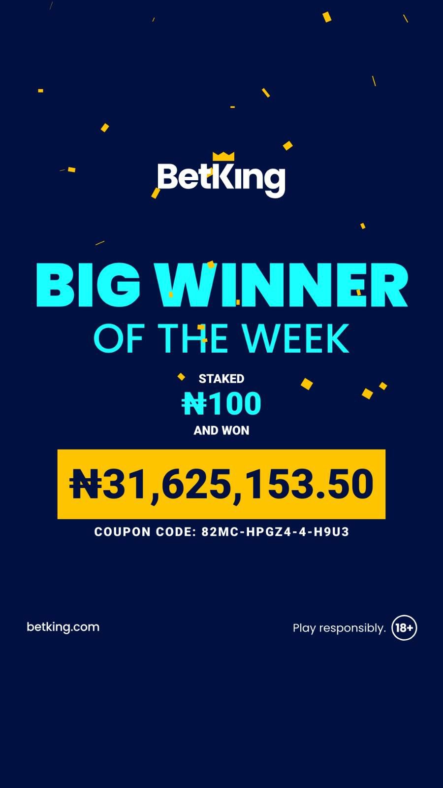 BetKing makes over 140,000 lucky winners millionaires with ₦8bn payout