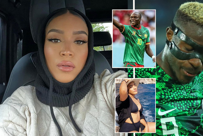 AFCON 2023: Osimhen's girlfriend sparks controversy as she chooses Cameroon over Nigeria ahead of Equatorial Guinea clash