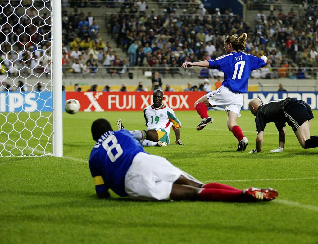 Boupa Diop scored the only goal as Senegal shocked France in 2002