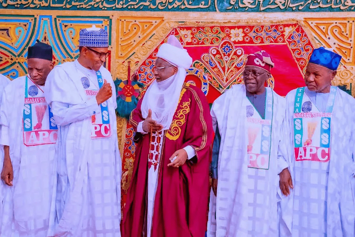 Tinubu, Buhari and Nothern traditional rulers (RoyalNews)