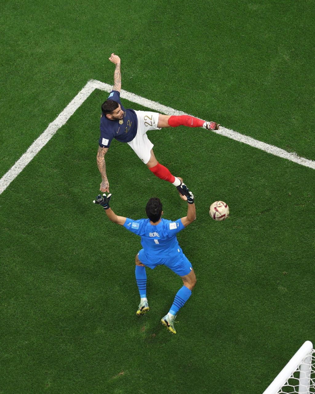 The moment Hernandez put France in front.