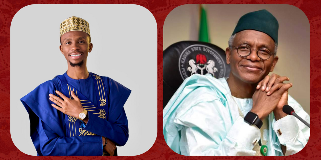 Bello and his dad, Nasir El-Rufai