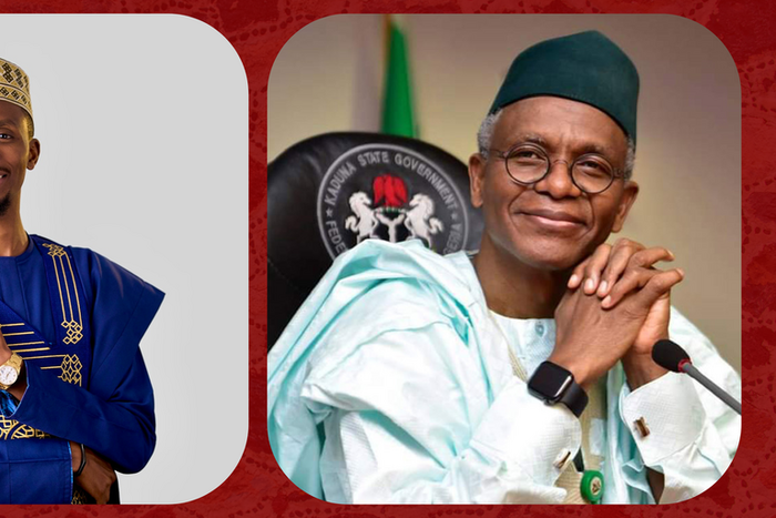 Bello and his dad, Nasir El-Rufai