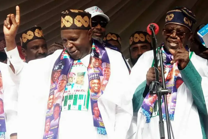 Bola Tinubu takes his presidential campaign to Gombe state. (Thesun)