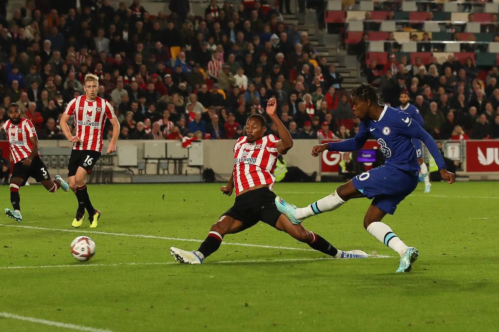 Carney Chukwuemeka played well for Chelsea against Brentford