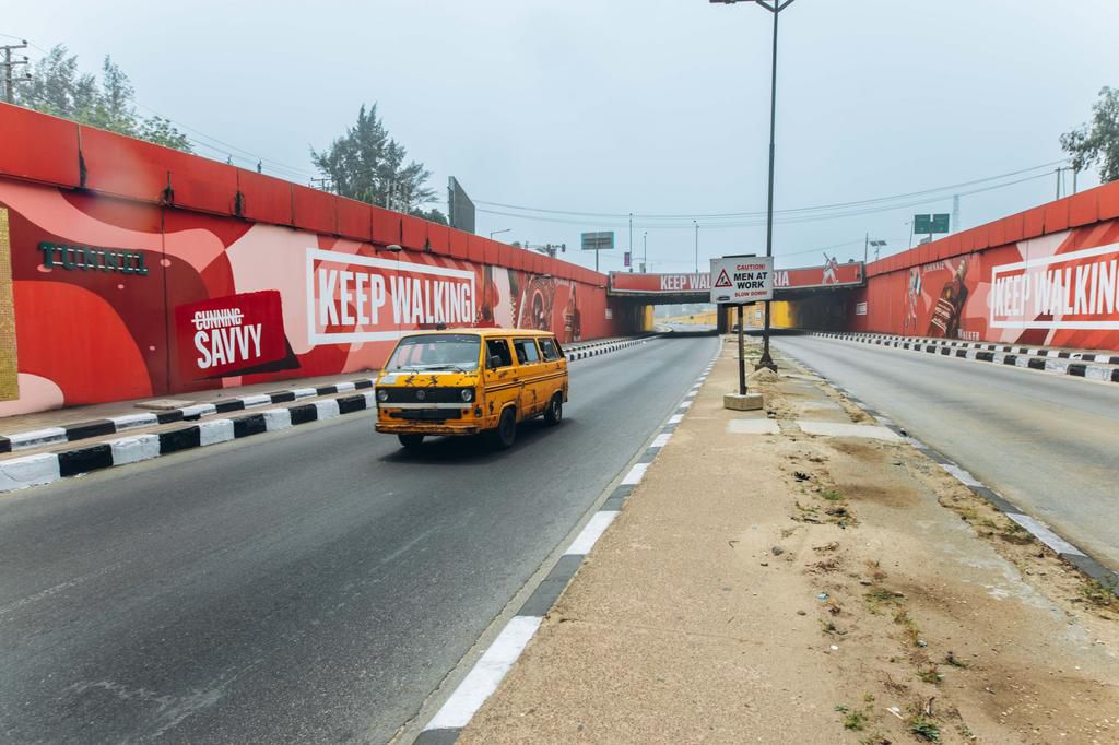 Johnnie Walker encourages Nigerians to keep walking with Maryland's Independence Tunnel revamp.