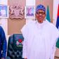 Femi Adesina with President Muhammadu Buhari [Presidency]