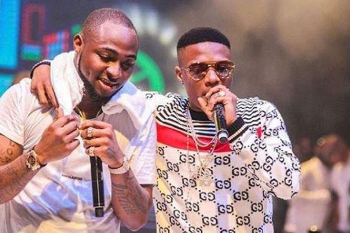 Davido and Wizkid live.