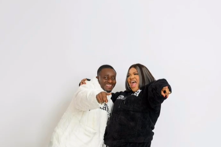 Emeka Ike and Toyin Abraham pair up as a couple in Malakia [Instagram/toyin_abraham]