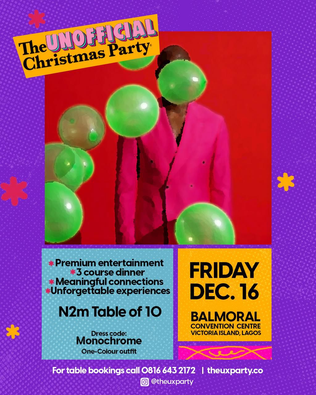 Reward your top performers and clients at the UX Party 2022!